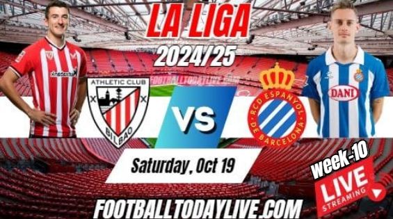 Athletic Club Vs Espanyol La Liga Football Live Stream 2024 | Week 10 slider